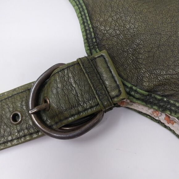 Green Faux Leather Shoulder Bag - Picture 5 of 12